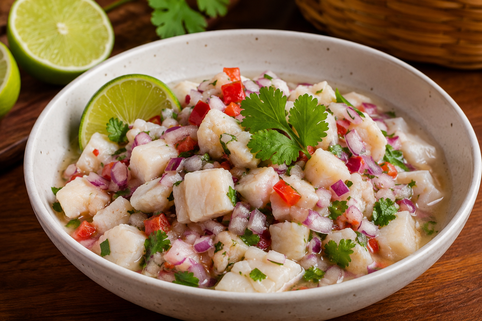 Ceviche Fresco de Tilápia